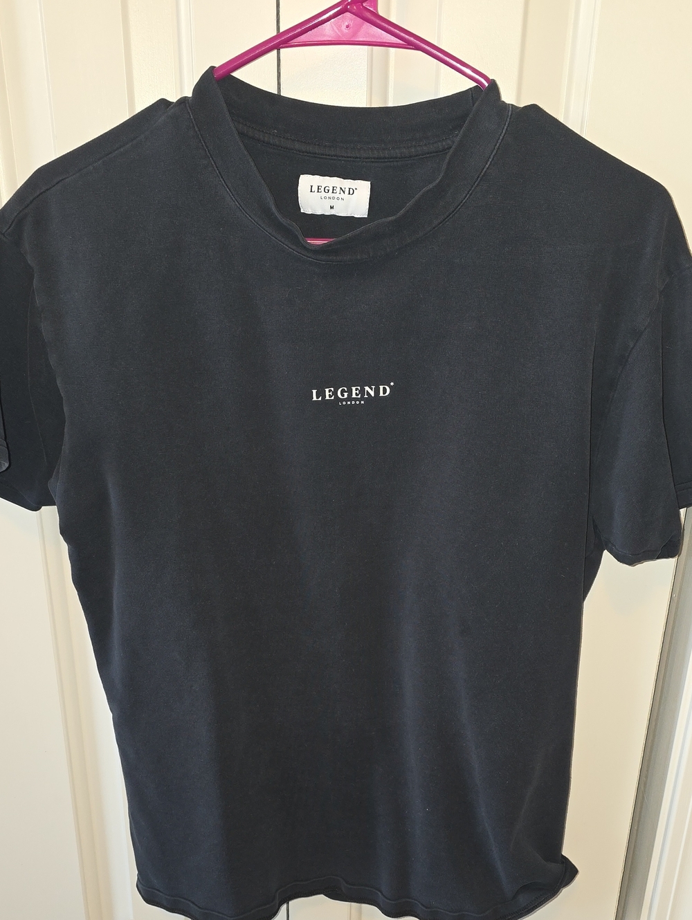 Legend London Black Crewneck T‑Shirt